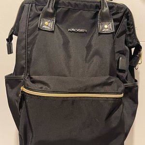 KROSER Laptop Backpack 15.6 Inch Stylish Computer Backpack Casual Daypack